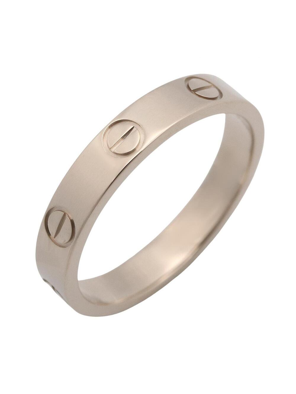 Cartier Mini Love Ring 18Kwg White Gold #282647C13B